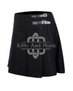 Solid Black Billie Skirt for Women