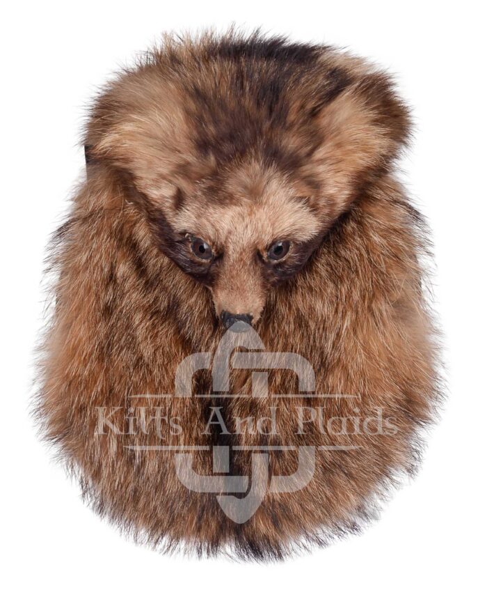 Coyote Fur Full Mask Sporran