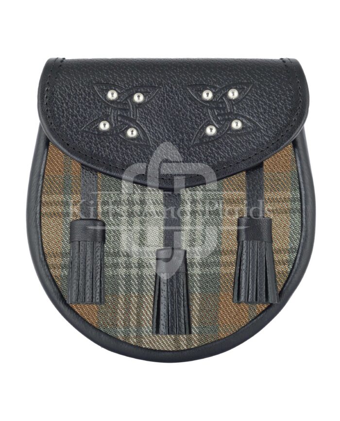 Black Watch Weathered Tartan Sporran