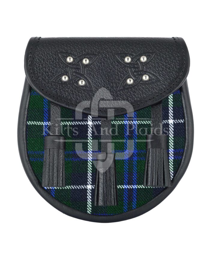 Blue Douglas Tartan Sporran