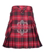 Crawford Tartan Bias Apron Tartan Utility Kilt