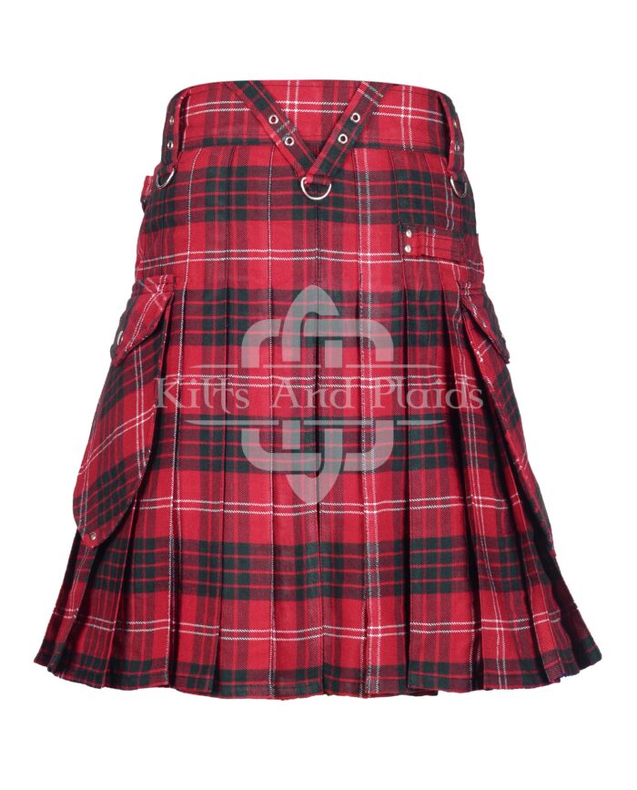 Crawford Tartan Bias Apron Tartan Utility Kilt