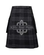 Gray Watch Gothic Kilt Chain Wali