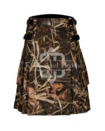 Jungle Camo Utility Cotton Kilt