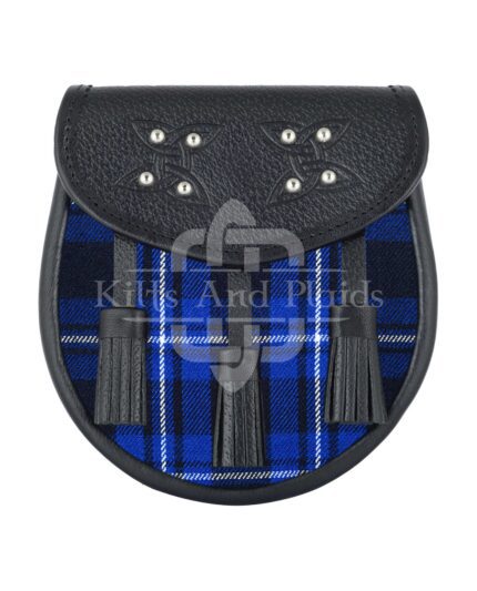 Ramsey Blue Tartan Sporran