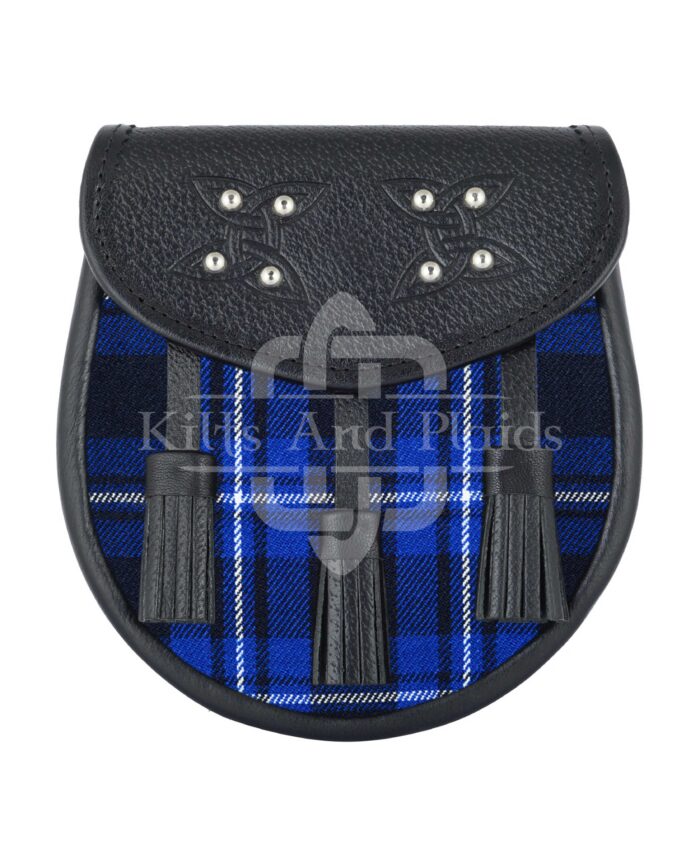 Ramsey Blue Tartan Sporran