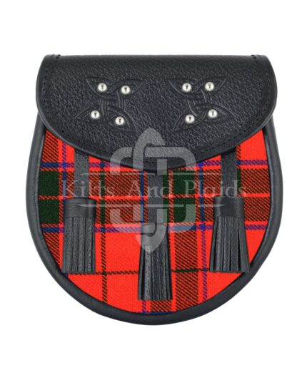 Scottish Rose Tartan Sporran