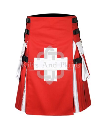 Swiss Flag Utility Kilt