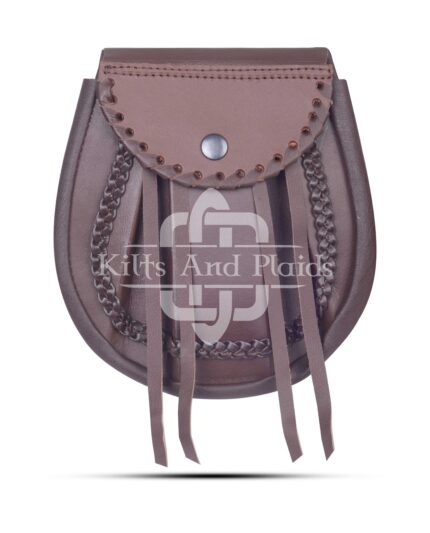 Brown Leather Medieval Style Hunting Sporran