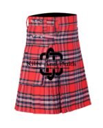 MacRae Red Modern Tartan Utility Kilt