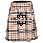 Camel of Thomson Tartan Utility Kilt