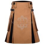 Carhartt Canvas Black Tartan Hybrid Kilt