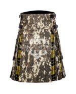 Digital Camo Macleod of Lewis Tartan Hybrid Kilt