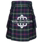 Malcolm Modern Tartan Utility Kilt