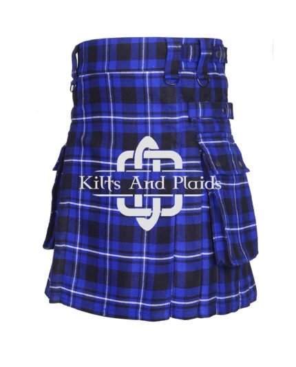 Ramsey Blue Tartan Utility Kilt