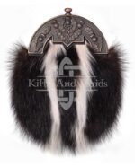 Bronze Thistle Skunk Fur Sporran
