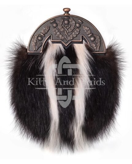 Bronze Thistle Skunk Fur Sporran