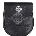 Thistle Emblem Full Embossed Sporran