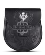 Thistle Emblem Full Embossed Sporran