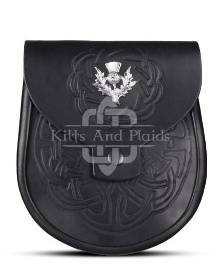 Thistle Emblem Full Embossed Sporran