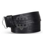 Endless Celtic Knots and Circle Embossed Kilt Belt