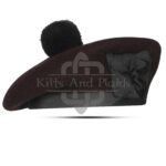 Dark Maroon Plain Blamoral Cap