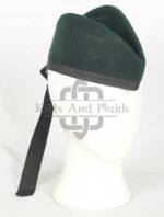 Plain Green Glengarry Cap