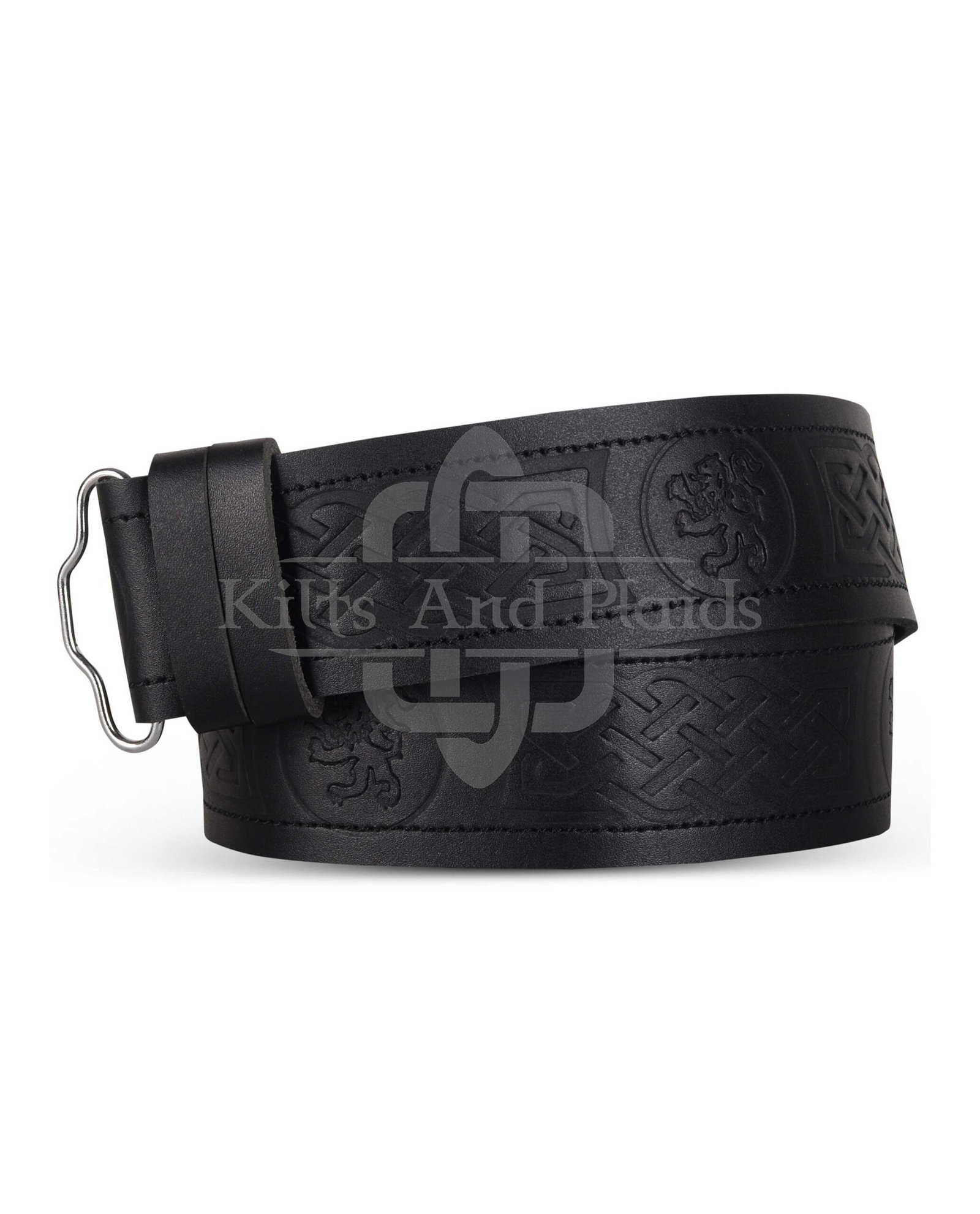 Rampant Lion Embossed Kilt Belt Rampant Lion Embossed Kilt Belt