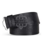 Trinity Knots Embossed Kilt Belt