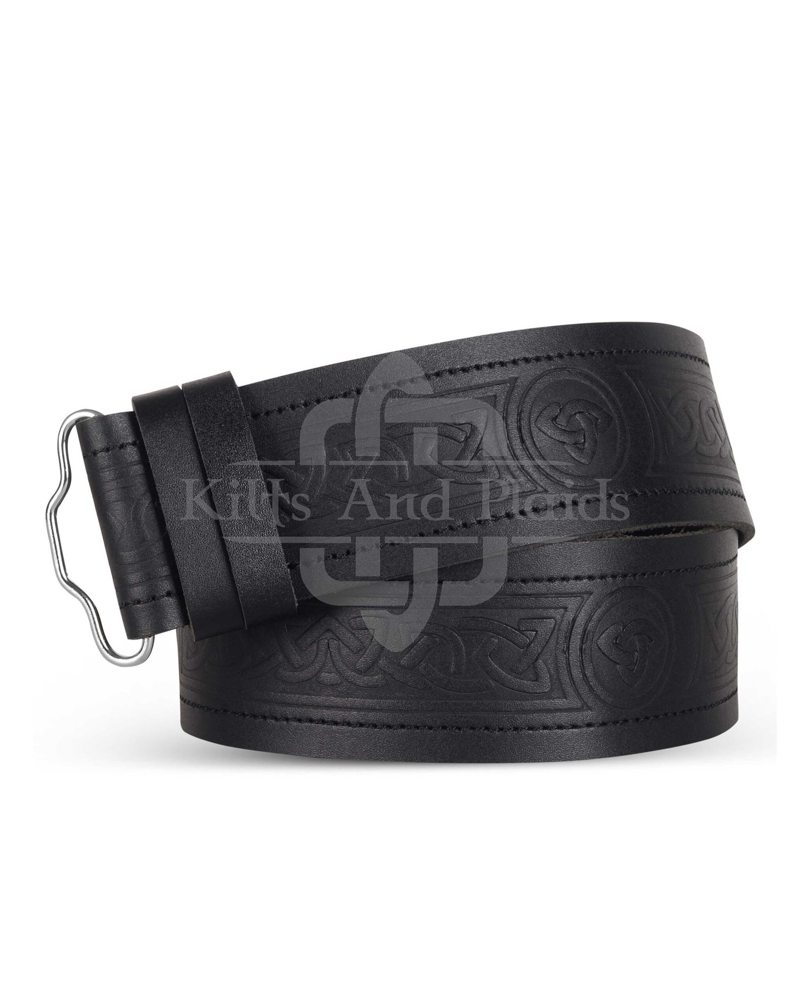 Trinity Knots Embossed Kilt Belt Trinity Knots Embossed Kilt Belt