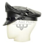 Black Leather Muir Hat