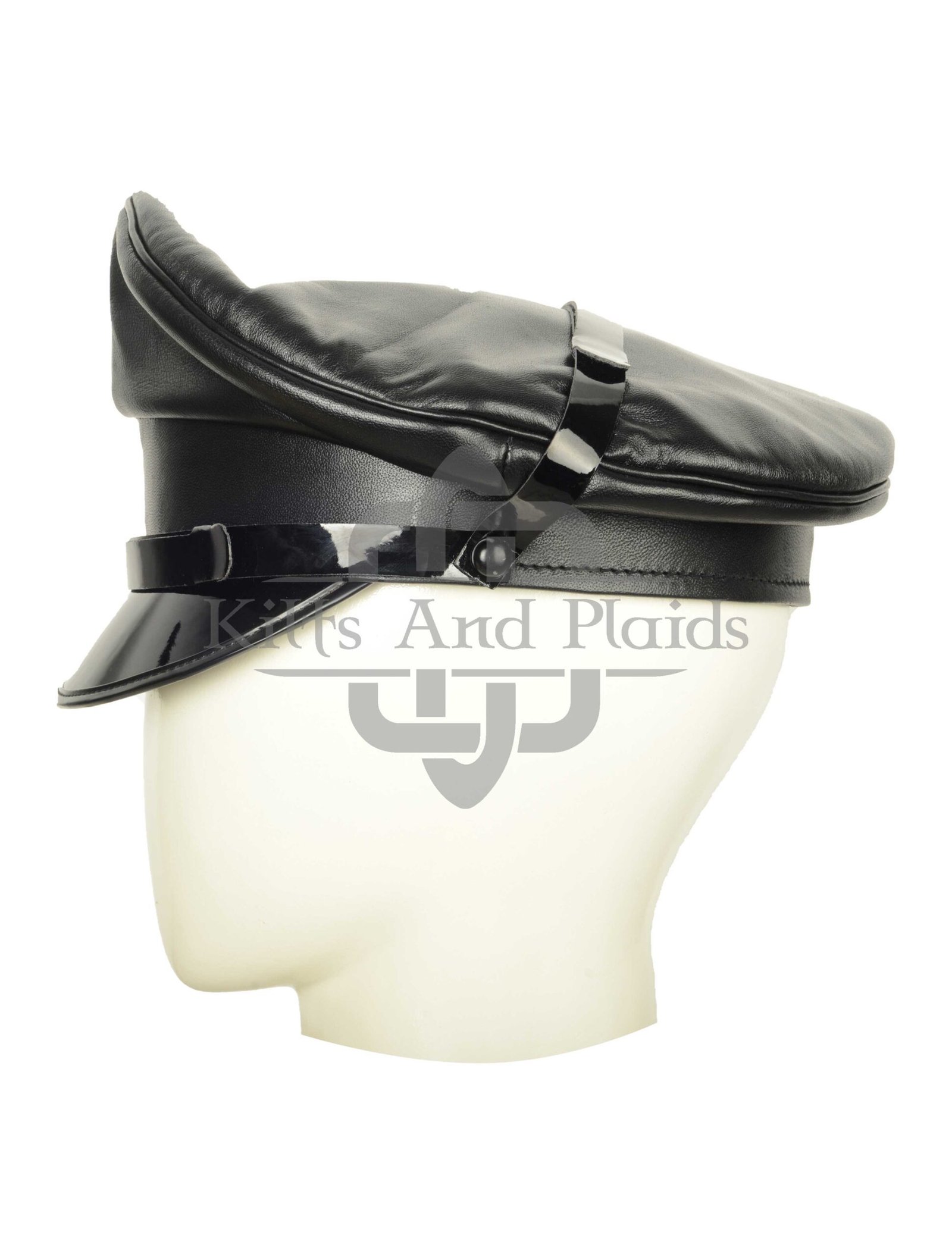 Black Leather Muir Hat