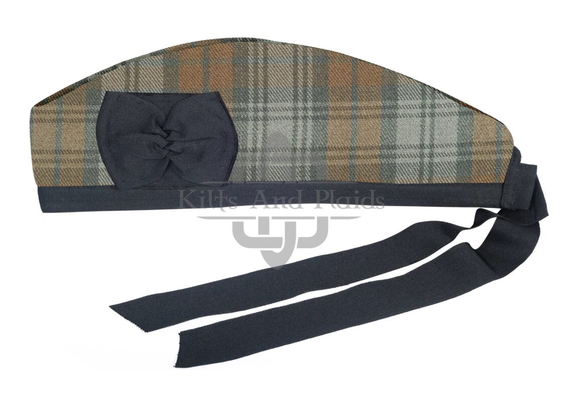 Black Watch Weathered Tartan Cap