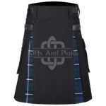 Blue Douglas Cotton Hybrid Utility Kilt