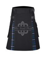 Blue Douglas Cotton Hybrid Utility Kilt