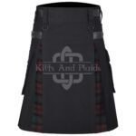 Brown Watch Cotton Hybrid Utility kilt