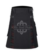 Brown Watch Cotton Hybrid Utility kilt