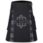 Hamilton Gray Cotton Hybrid Utility kilt
