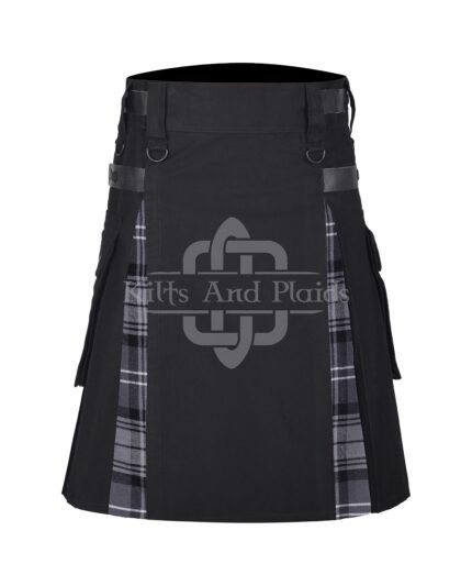 Hamilton Gray Cotton Hybrid Utility kilt