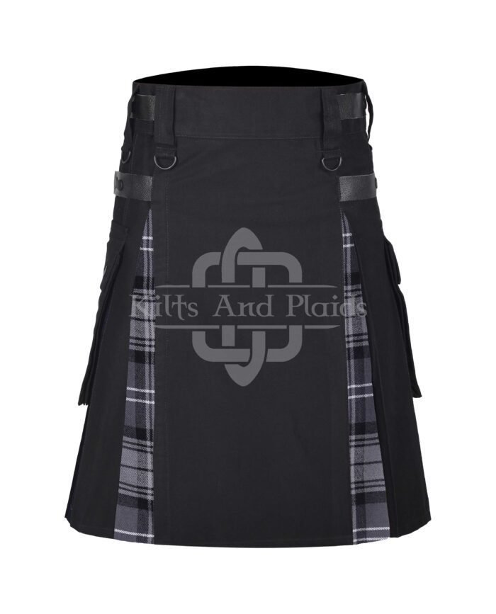 Hamilton Gray Cotton Hybrid Utility kilt