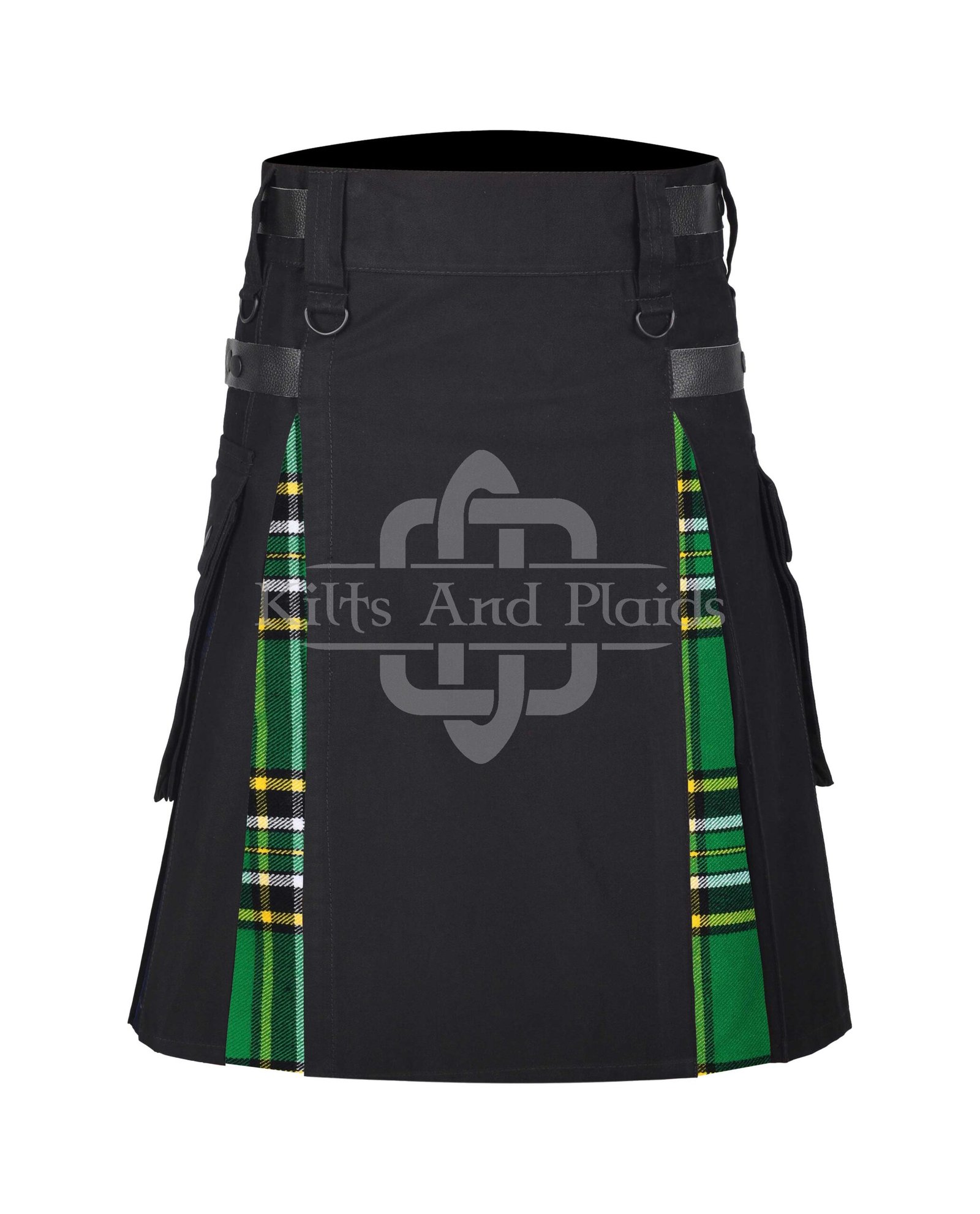 Irish-National-Tartan-hybrid-kilt Irish National Cotton Hybrid Utility Kilt