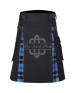 Ramsey Blue Hunting Cotton Hybrid Utility Kilt