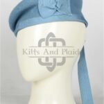 Sky Blue Wool Balmoral Hat