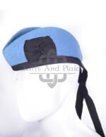Sky Blue Wool Glengarry Cap