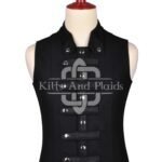 Black Gothic Wool Vest