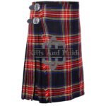 Black Stewart Tartan 8 Yard Kilt