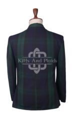 Black Watch Tartan Blazer Jacket