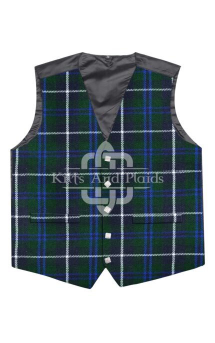 Blue Douglas Tartan Argyll Vest