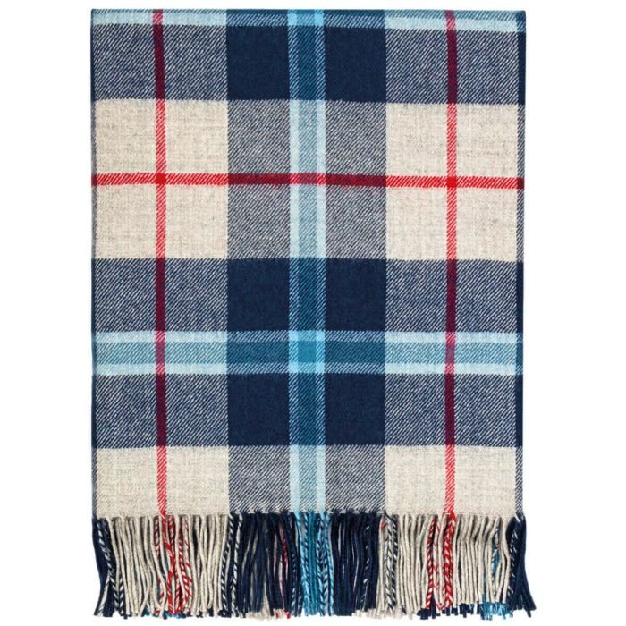 Border Douglas Navy Douglas Border Navy Tartan Fabric
