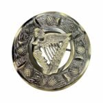 Scottish Antique Irish Harp Brooch